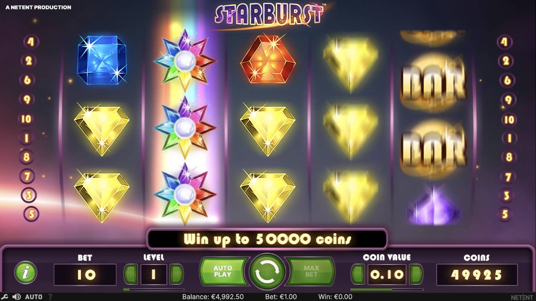 Starburst Netent Respins