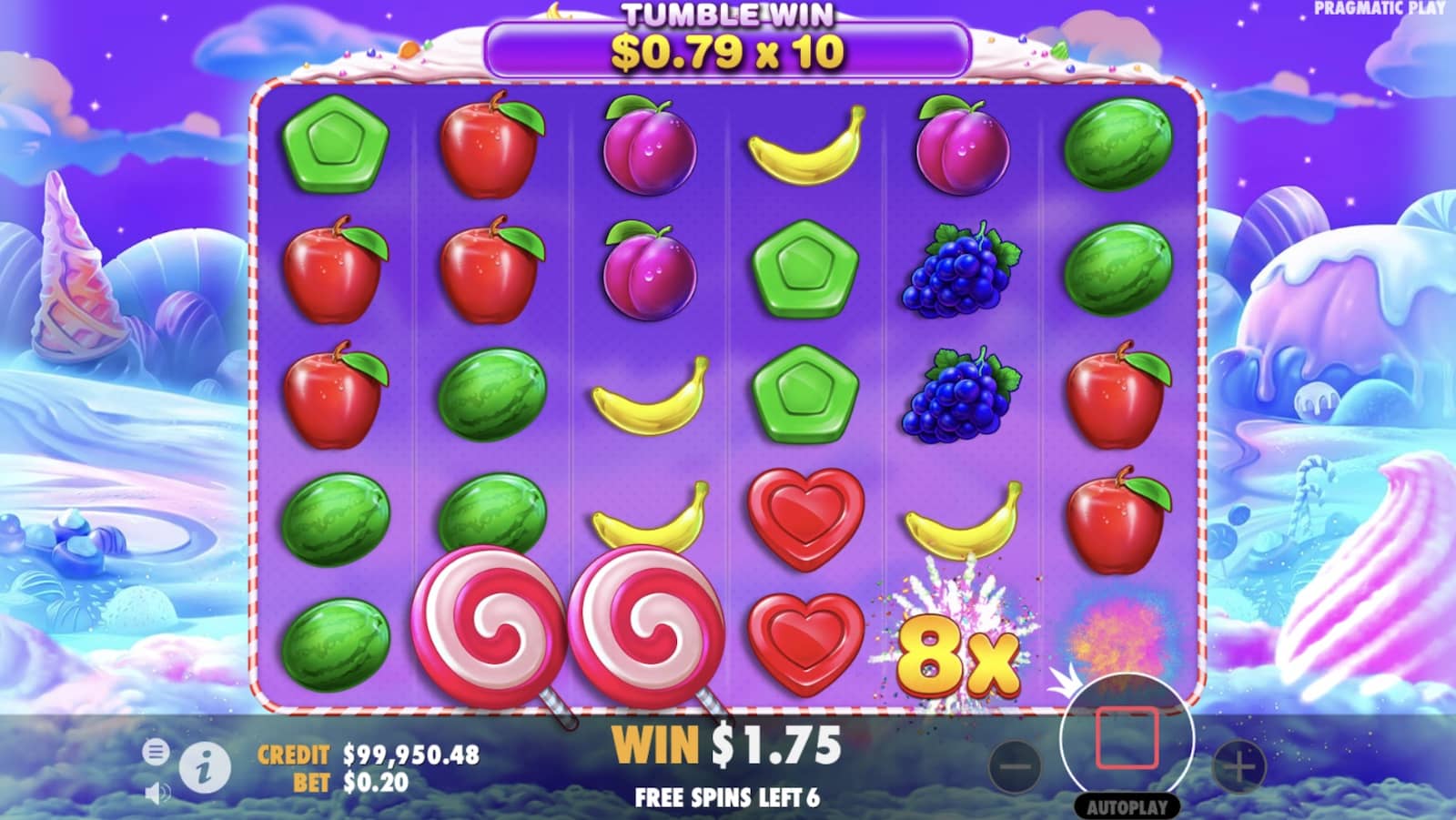 Sweet Bonanza - Multipliers